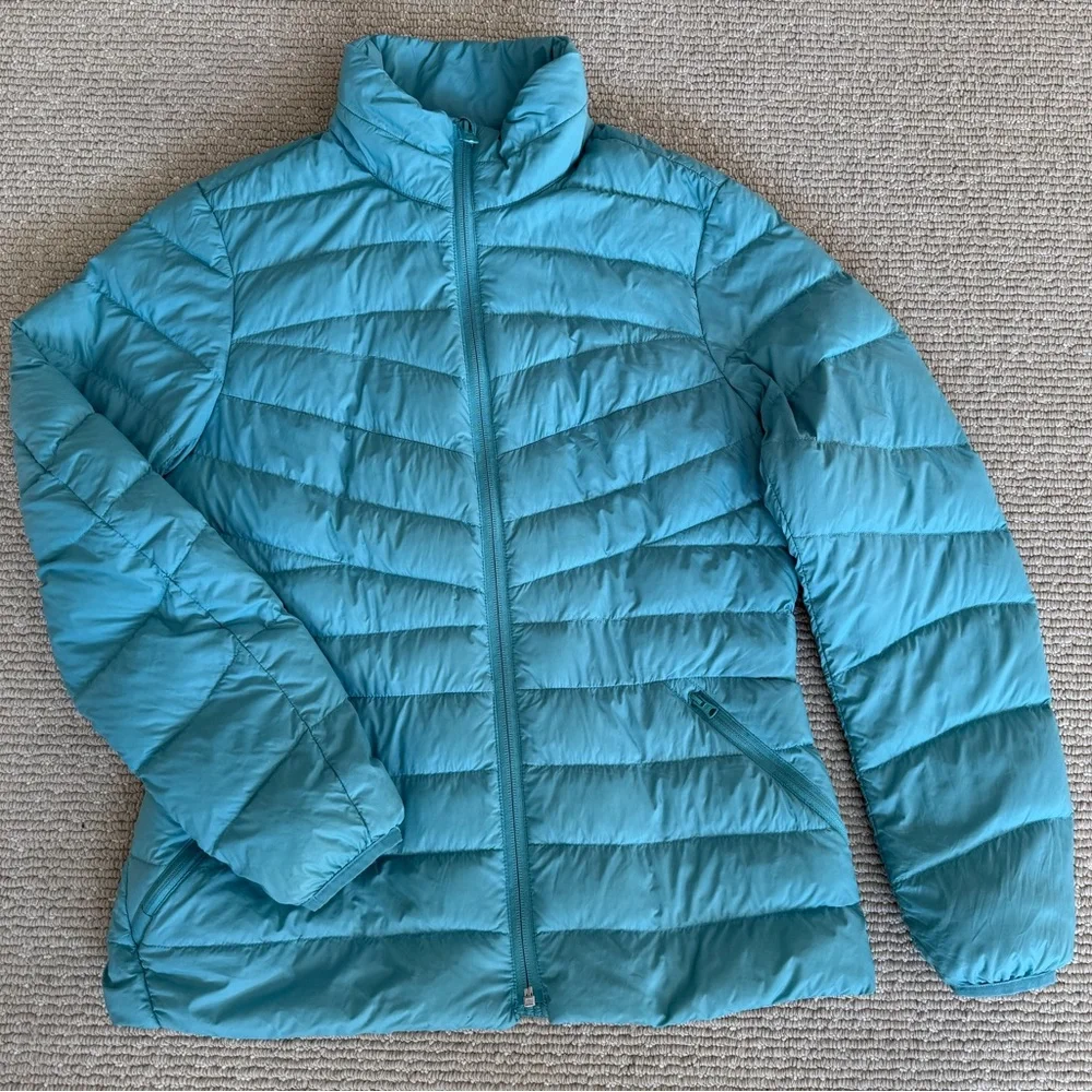 Women’s Lands’ End Quilted Puffer Jacket - Picture 1 of 2